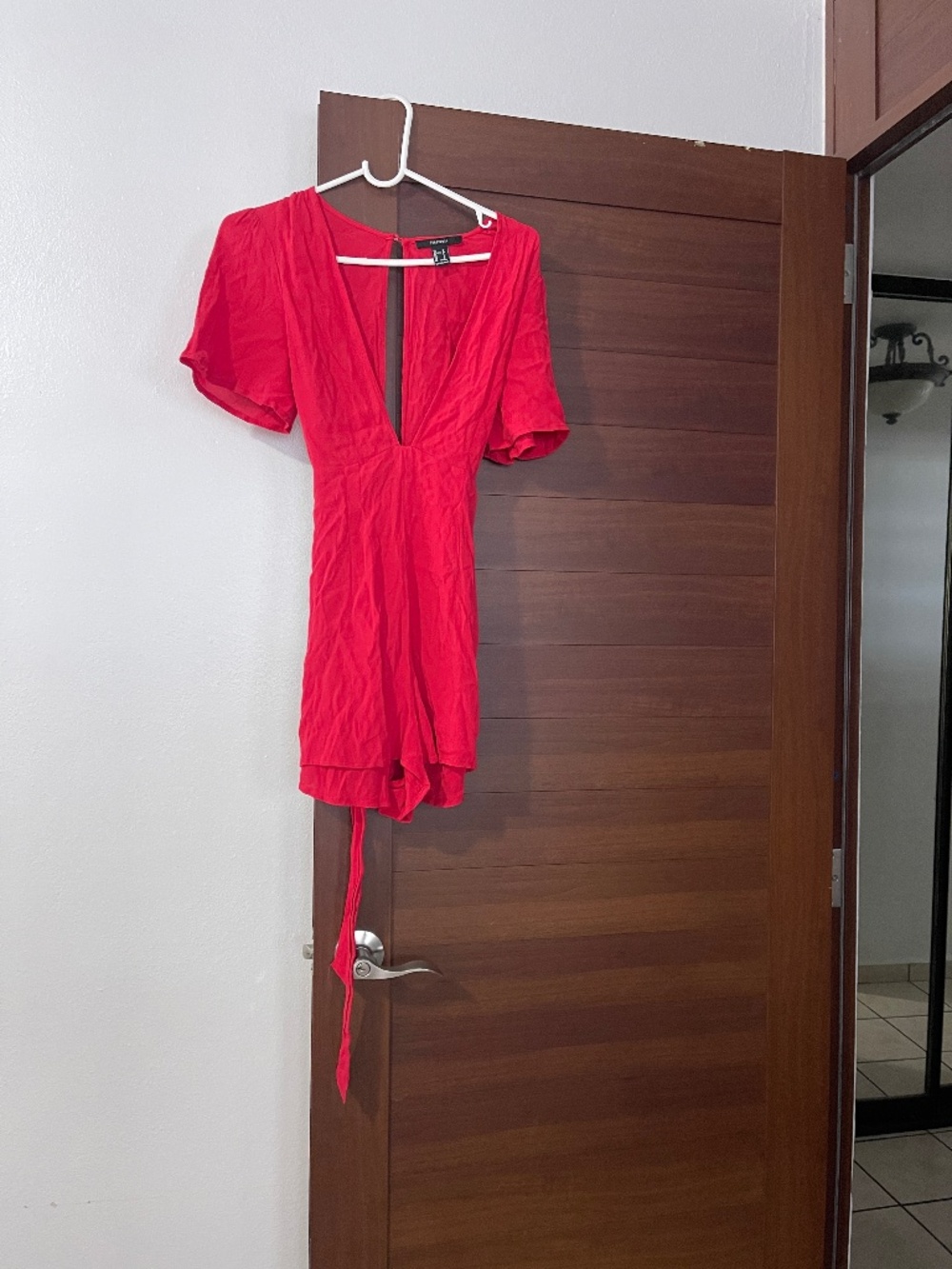 Forever 21 red romper